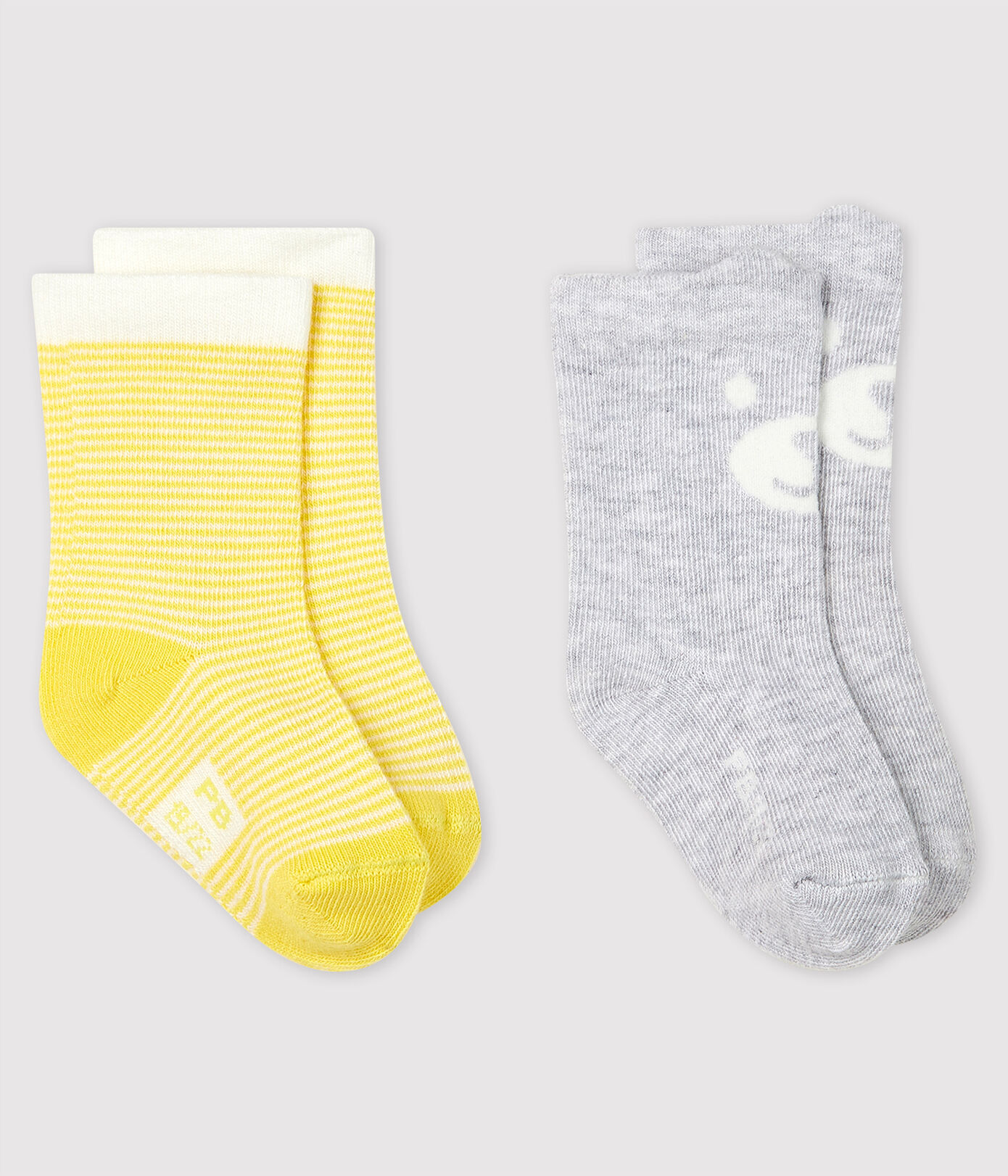Lot de 2 chaussettes à motif bébé garçon