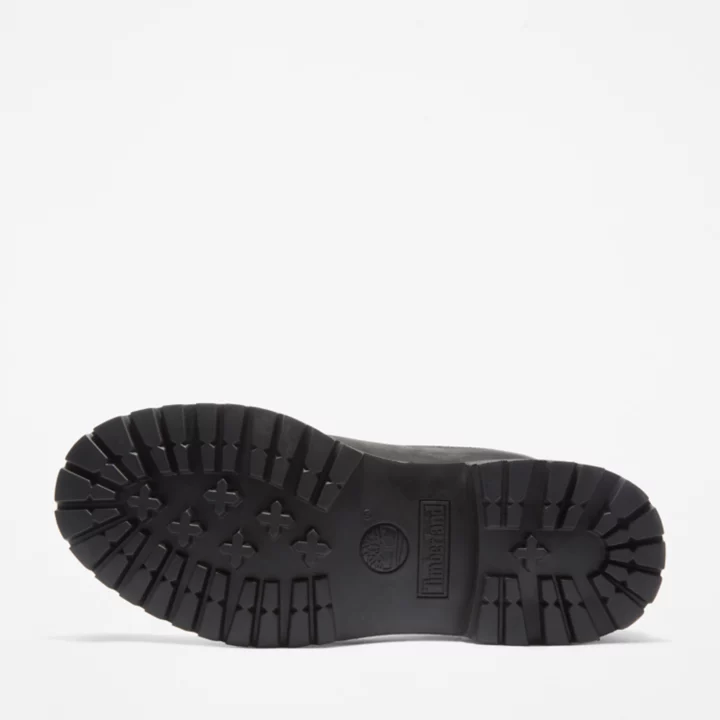 Bota Timberland Premium de 6 polegadas para mulheres na cor preta.