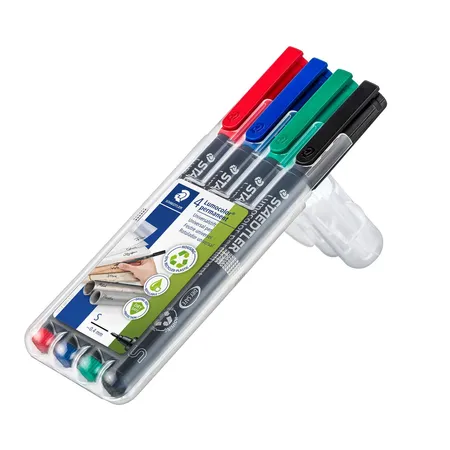 STAEDTLER® 313Lumocolor® permanent pen 313 Universalstift S, 4 Stück