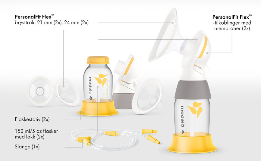 Medela Personal flex dobbel pumpesett