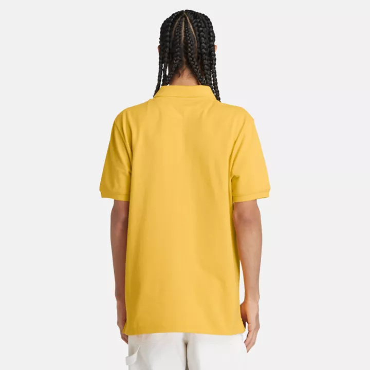Polo Millers River en piqué pour homme jaune clair