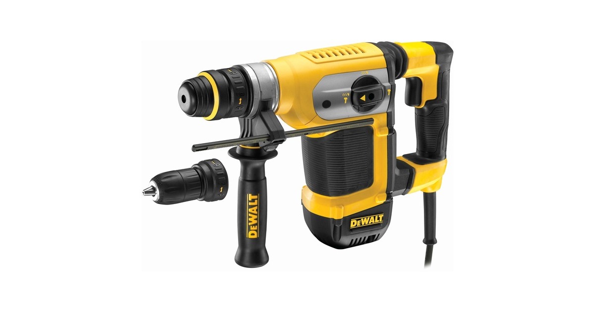 DEWALTD25417KT-QS 32mm SDS-Plus Combihamer 1000W boorhamer  (Geel/zwart, Incl. TSTAK I Koffer en accessoires)