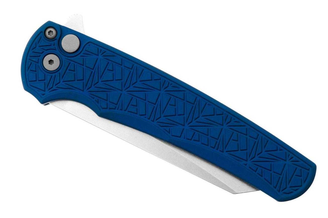 Pro-Tech Malibu 5405-BLUE-NEXUS CPM MagnaCut Reverse Tanto Blue Aluminum, zakmes