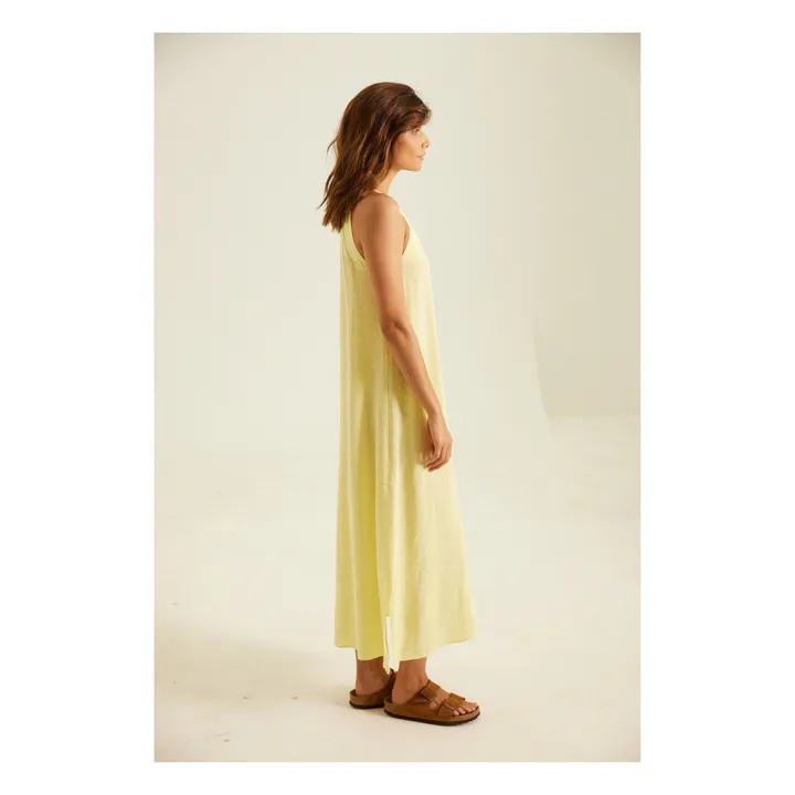 Sacrécoeur Robe Suzon Lin | Jaune citron
