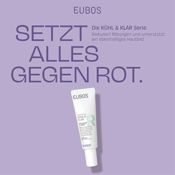 Eubos Kühl & Klar Anti-Rötung CC Creme LSF 50, 30 ml