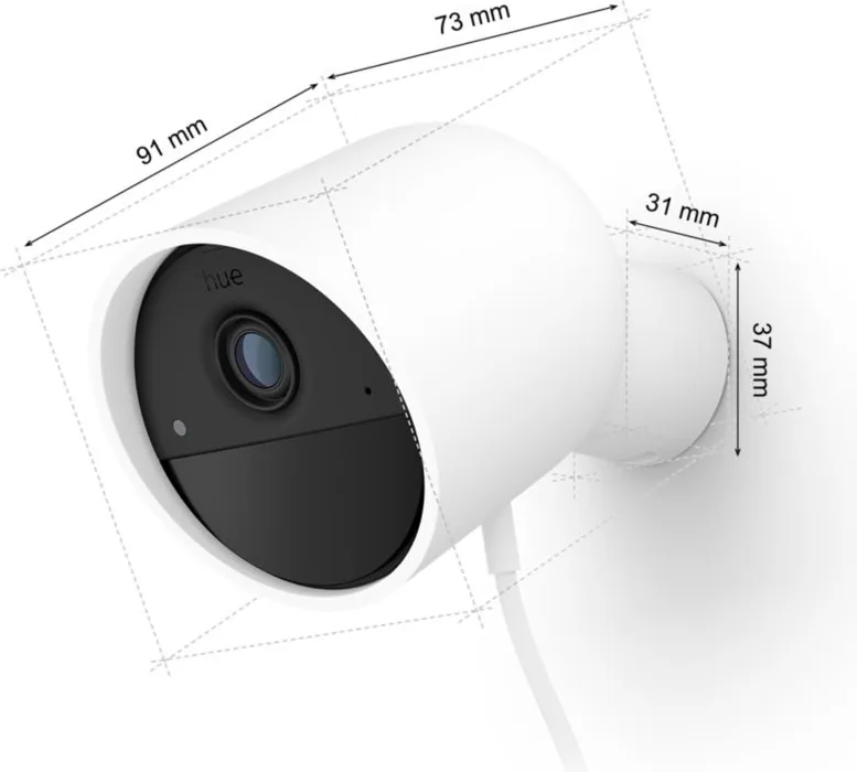 Philips Hue Secure kit de démarrage avec caméra Caméra de surveillance