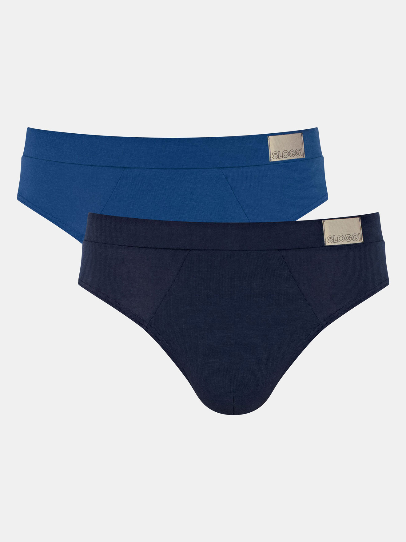 Lot de 2 slips midi GO Natural Brief