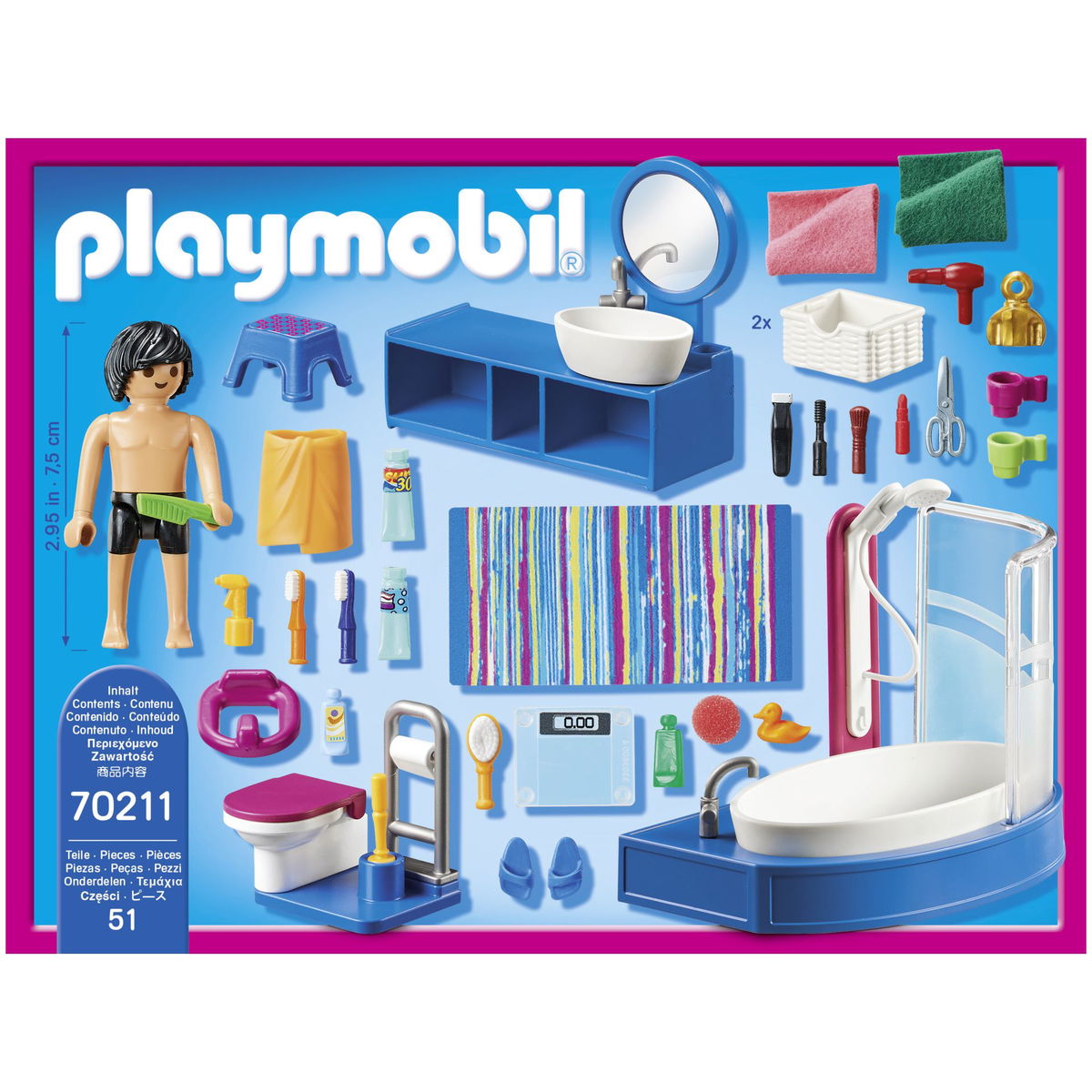 PLAYMOBILPLAYMOBIL   Dollhouse 70211 Badezimmer