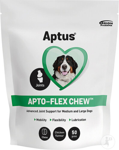 Aptus Apto-Flex Chew Chiens De Taille Moyenne Et Grande 50 Comprimés À Croquer