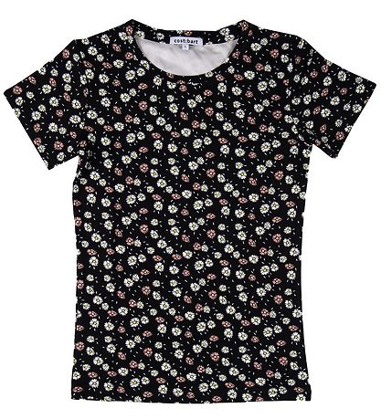 Cost:Bart T-Shirt - Rosita - Schwarz m. Blumen