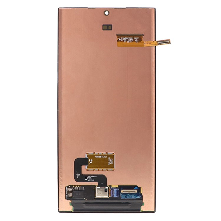 (OEM) Samsung Galaxy S23 Ultra 5G Ersatzdisplay AMOLED Touchscreen Digitizer Bildschirm Reparatur – Schwarz