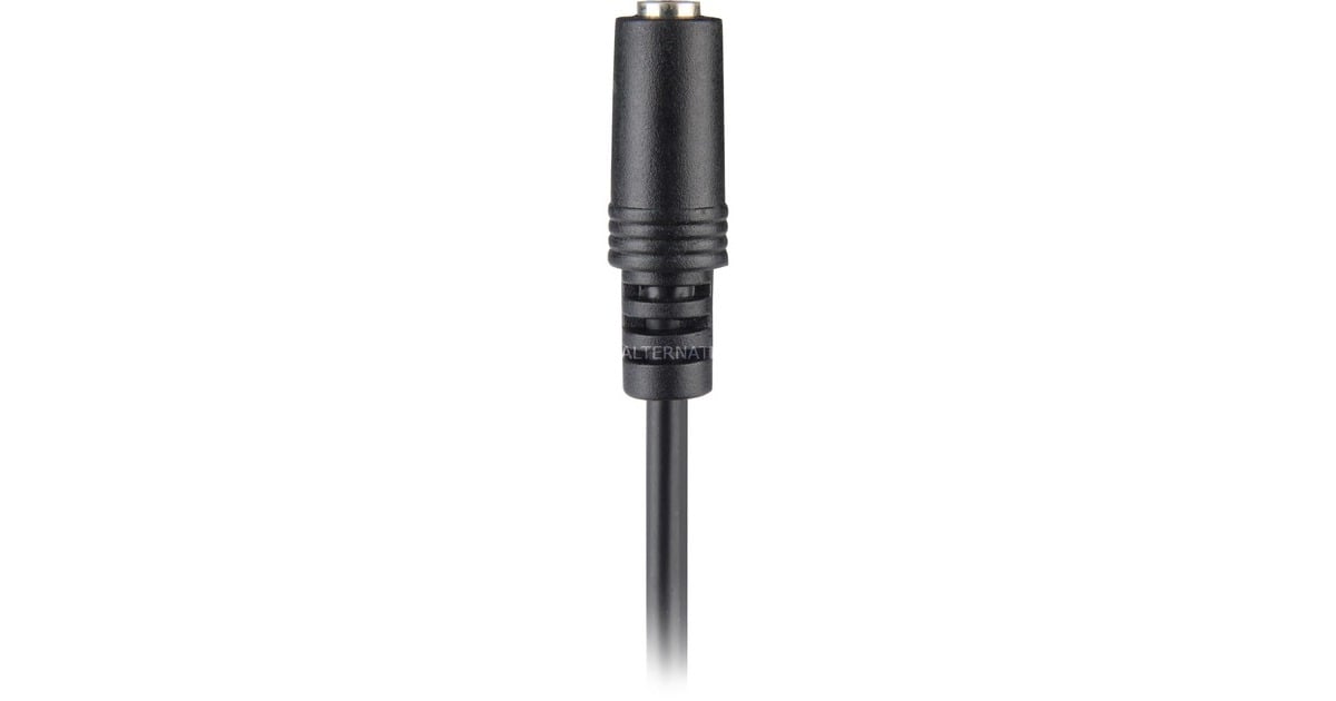 goobayStereo-adapterkabel 3,5-mm > 2x 3,5 mm  (Zwart, 0,2 meter, Stereo)