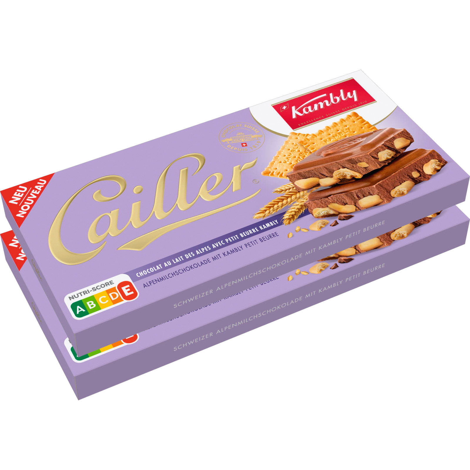 Cailler Kambly Milch 2x180g
