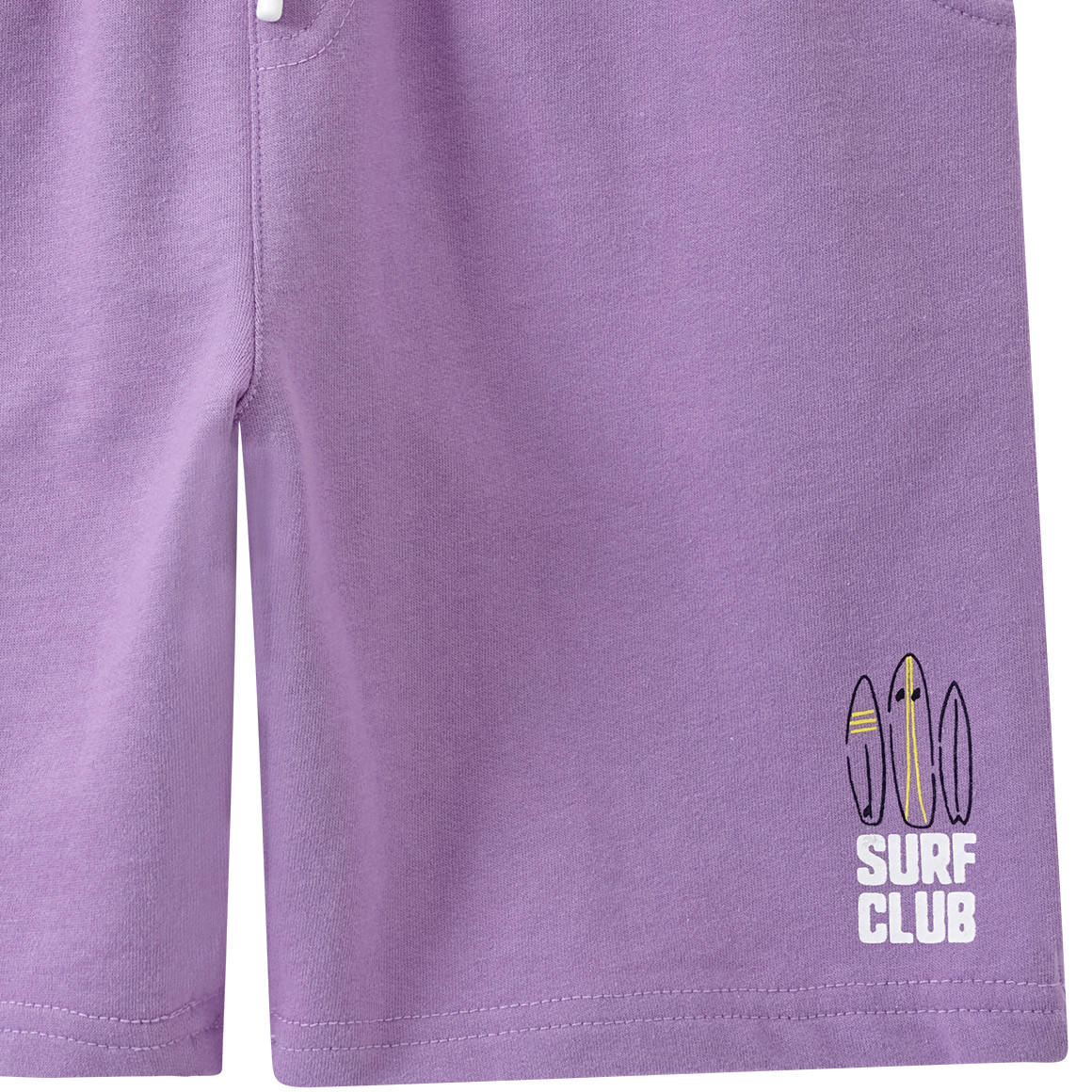 Yigga Jungen Joggingshorts mit Tunnelzug lila