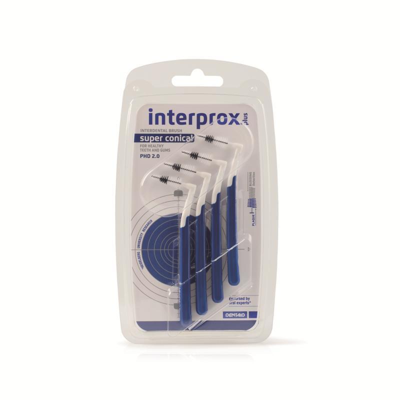 Dentaid Interprox Plus Ragers Super Conical Donkerblauw 4 Stuks