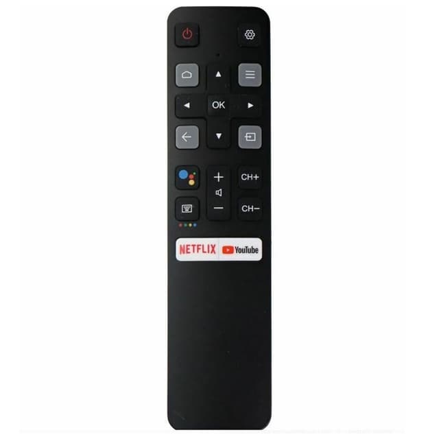 TV fjernbetjening med stemmefunktion Erstatning for RC802V TCL TV