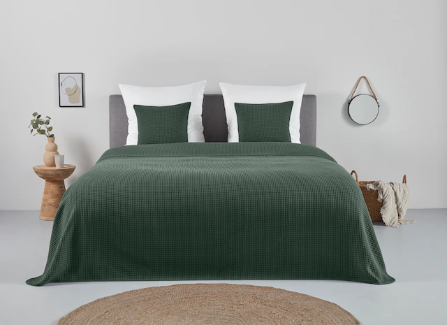 andas Tagesdecke »Greta« in Waffelpiqué Optik, viele Farben erhältlich, Decke ab 150x250 cm