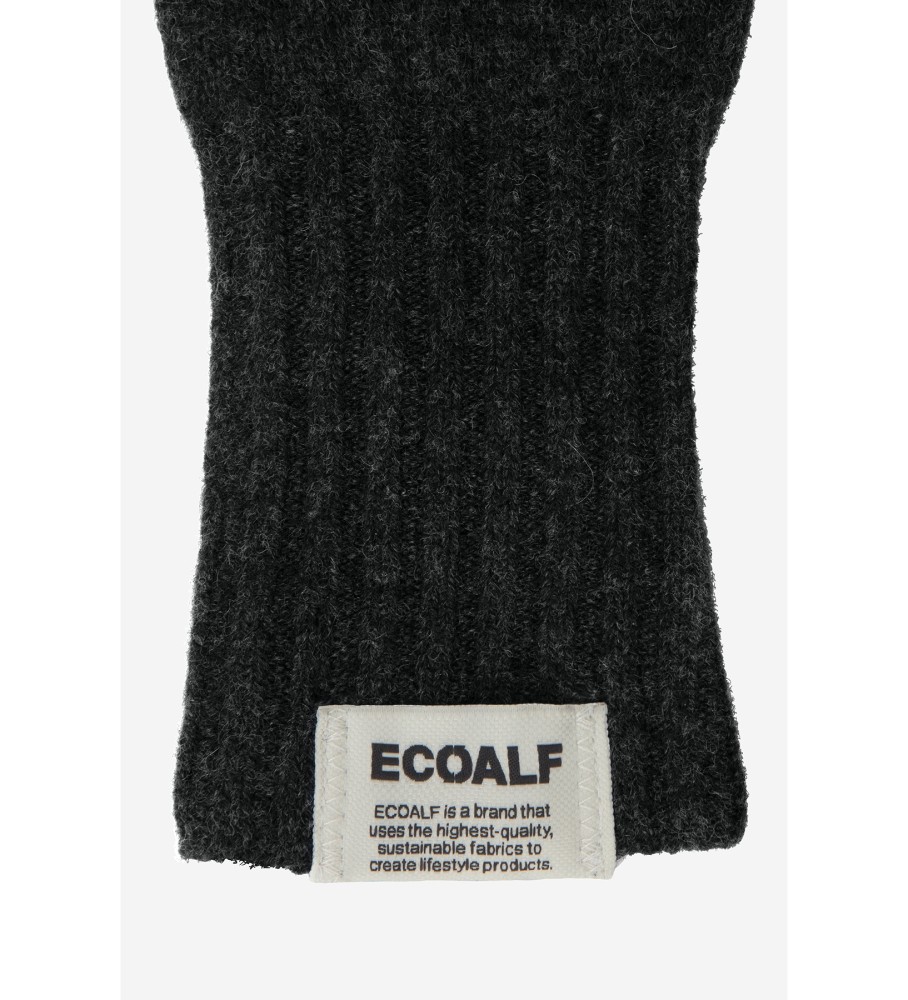 Luvas de lã pretas ECOALF Astridalf