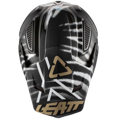 Casque cross Leatt GPX 5.5 - COMPOSITE V20.2 - ZEBRA 2023 - Noir / Jaune