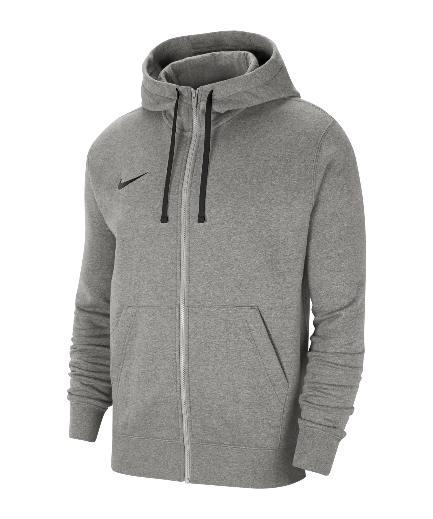 Nike Park 20 Fleece Kapuzenjacke Grau Schwarz F063