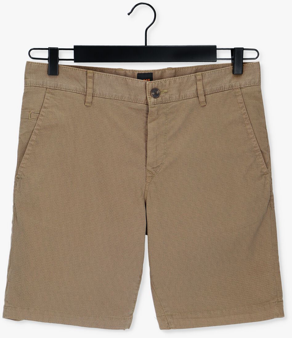 BOSS camel boss korte broek schino slim short