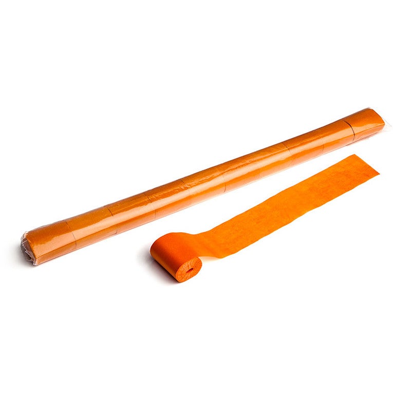 Magic FX STR04OR papieren streamers 20mx5cm oranje 10st
