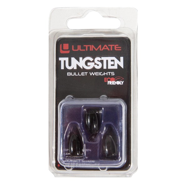 Plombs balle Ultimate Tungsten Bullet Weight Black (3pcs)