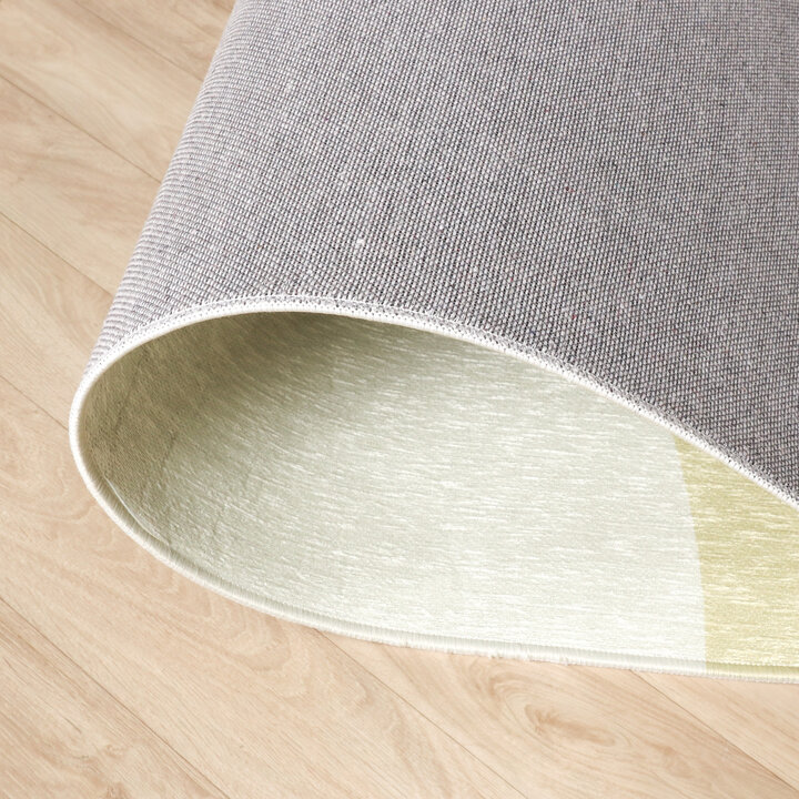 Geometrisch vloerkleed - Swing Shapes Blauw/Groen