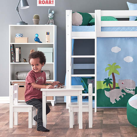 Hoppekids Mads børnebord - Hvid