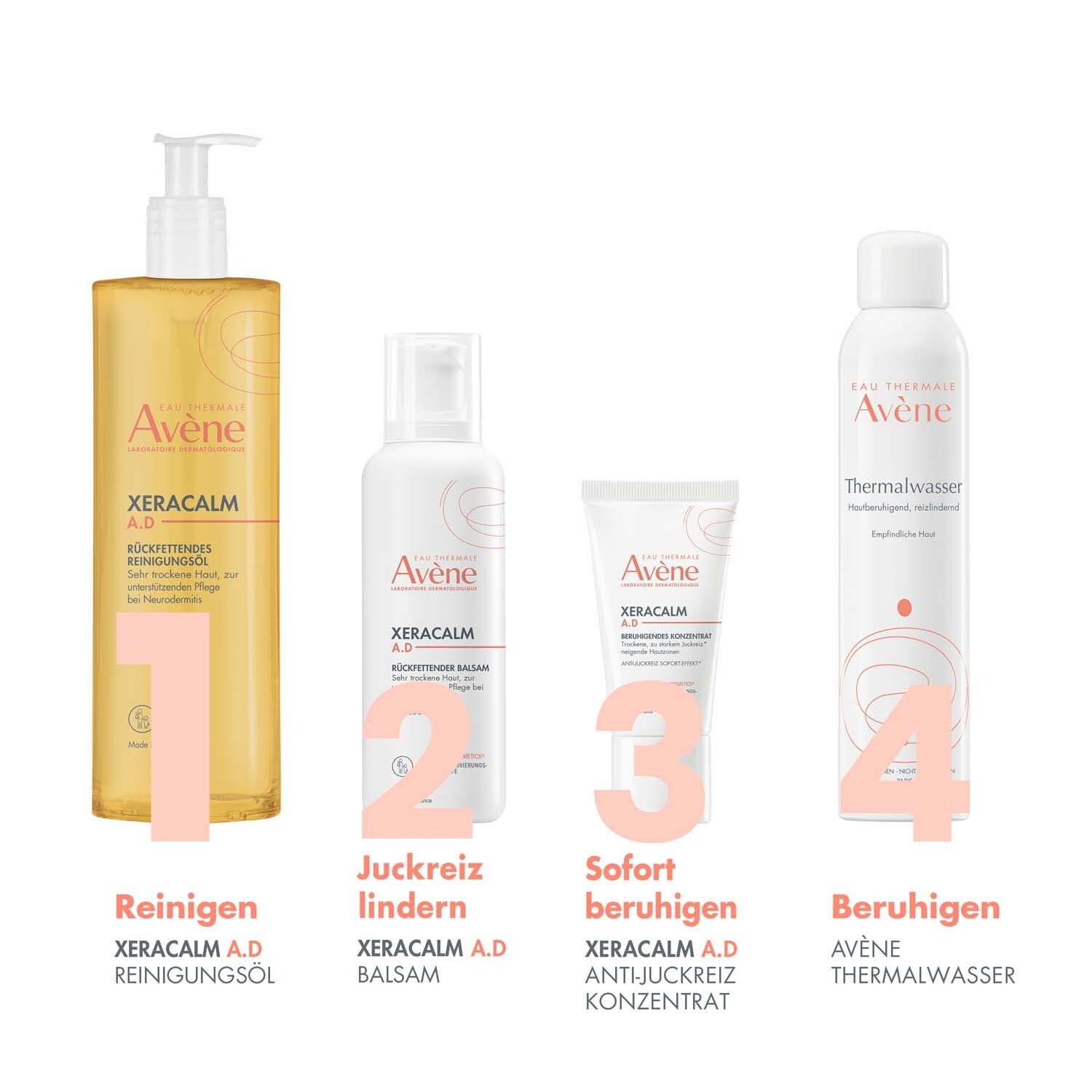 Avène XeraCalm A.D Reinigungsöl - gegen Juckreiz und zur Pflege von Neurodermitis