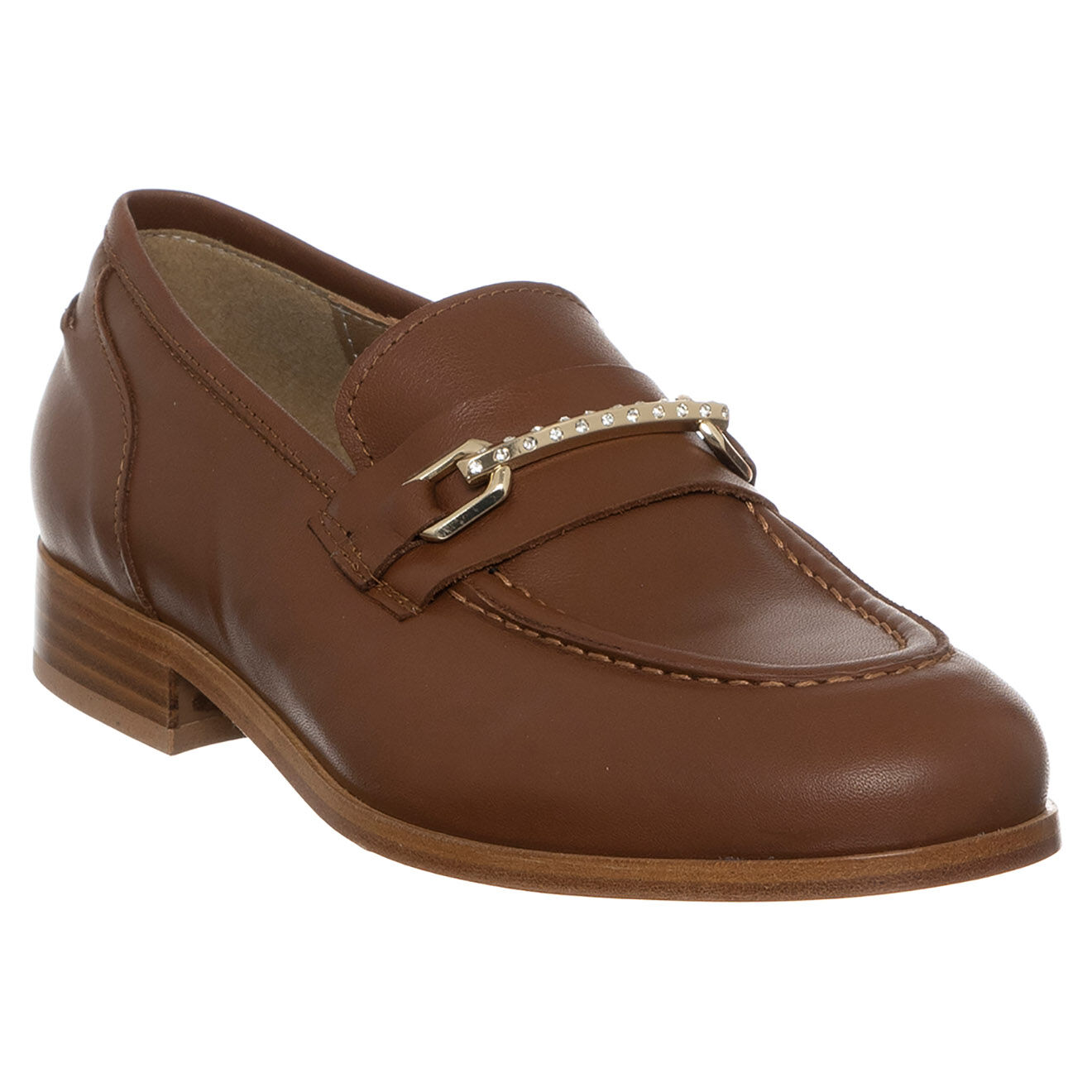 Loretta Pettinari Mocassins en Cuir Olivia marron