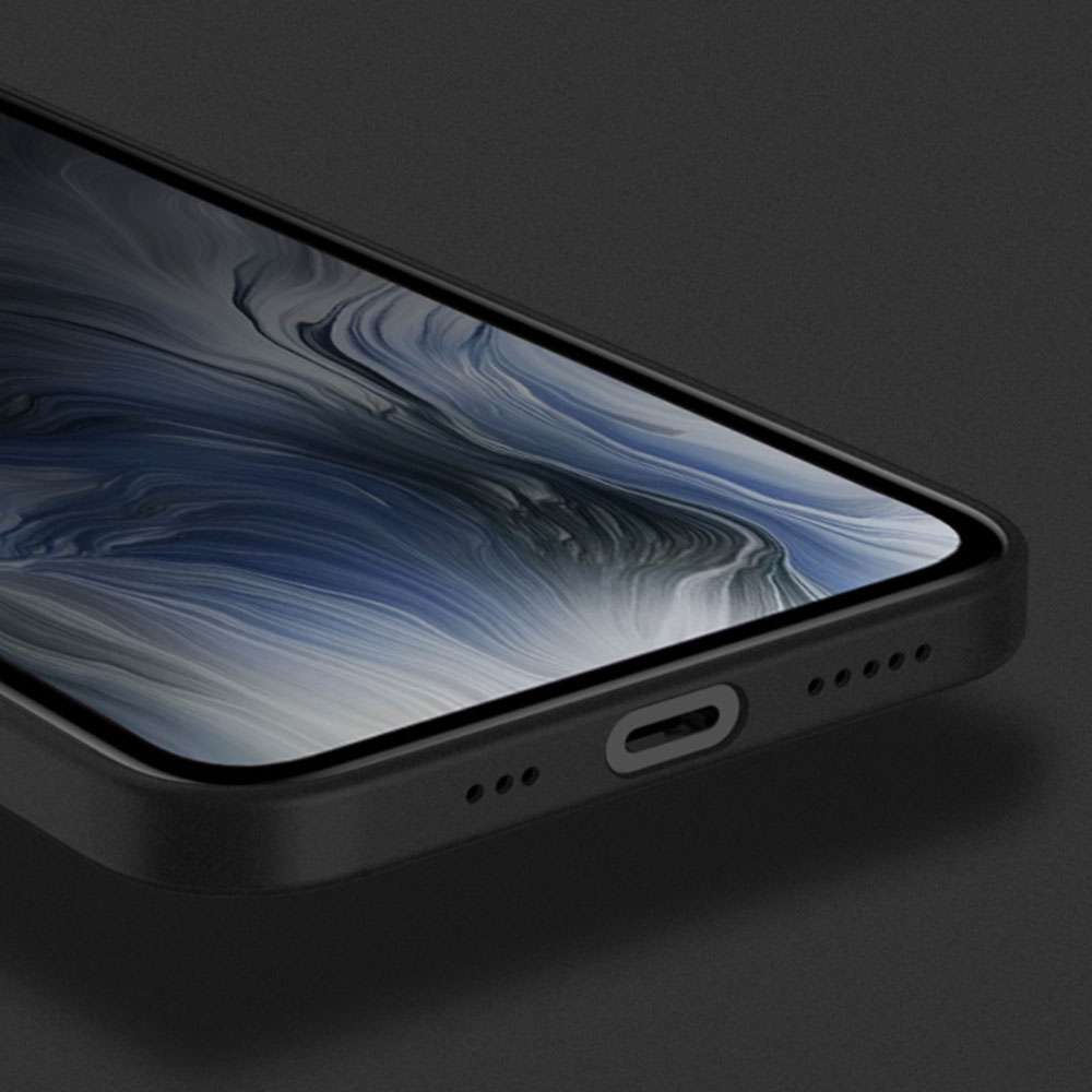 iPhone 12 Hülle Hardcase Ultra Thin 0.18 mm - Schwarz (Matt)