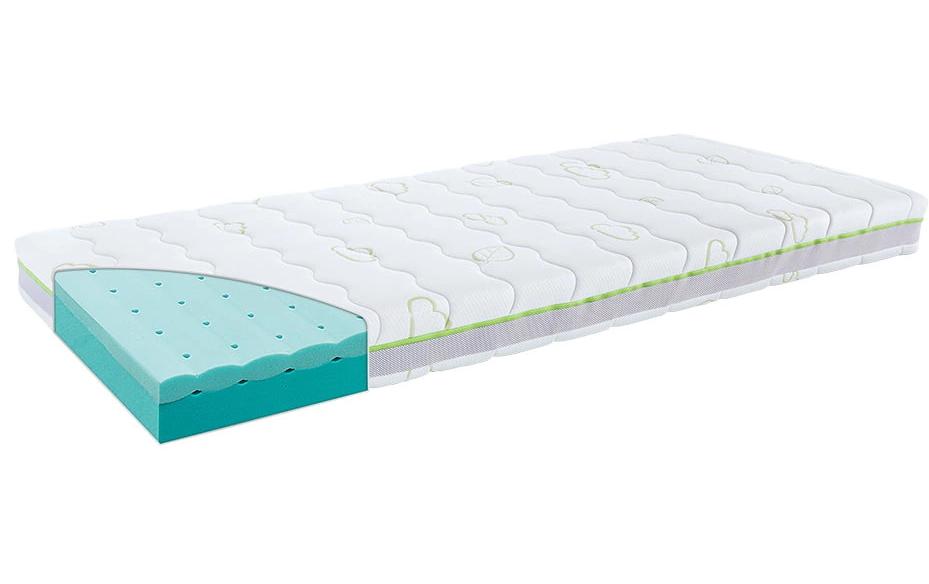 Matratze Waldduft 100 x 200 cm<br>Atmungsaktive Kindermatratze mit Cellpur-Schaum