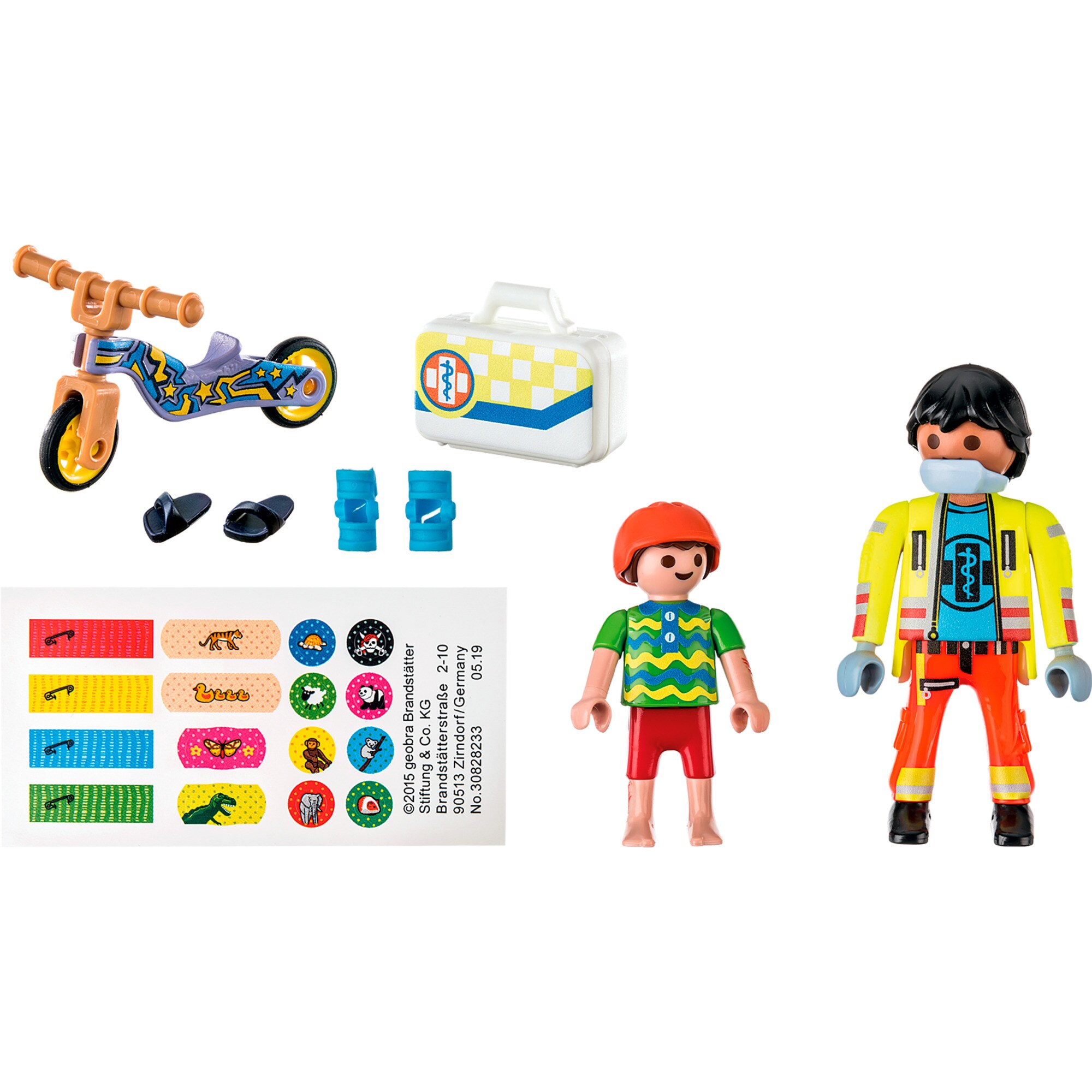 PLAYMOBIL Konstruktionsspielzeug City Life - Sanitäter mit Patient