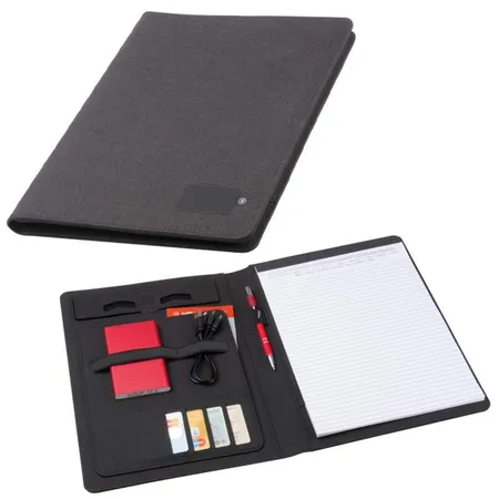 Easy Gifts Schreibmappe aus Snow-Polyester / DIN A4