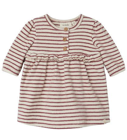 Lil' Atelier KjoleBody l/æ - Strik - NbfThoro - Birch/Rosebrown