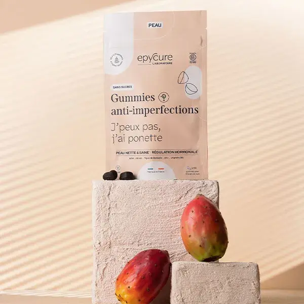 Epycure Peau Gummies Anti-Imperfections pour un joli teint uniforme 60 gummies