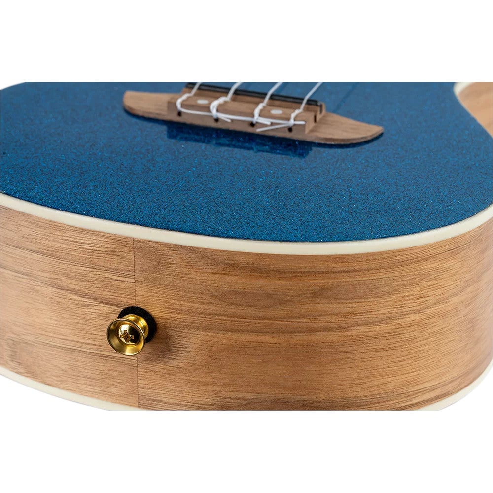 Ortega RUEL-MBL Element Series Concert Size Ukulele Metallic Blue concert ukelele met gigbag