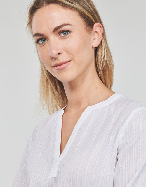 Esprit - BLOUSE SL - Blanc