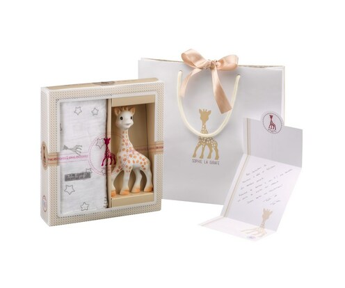 Coffret naissance Sophie la Girafe avec Lange - VULLI