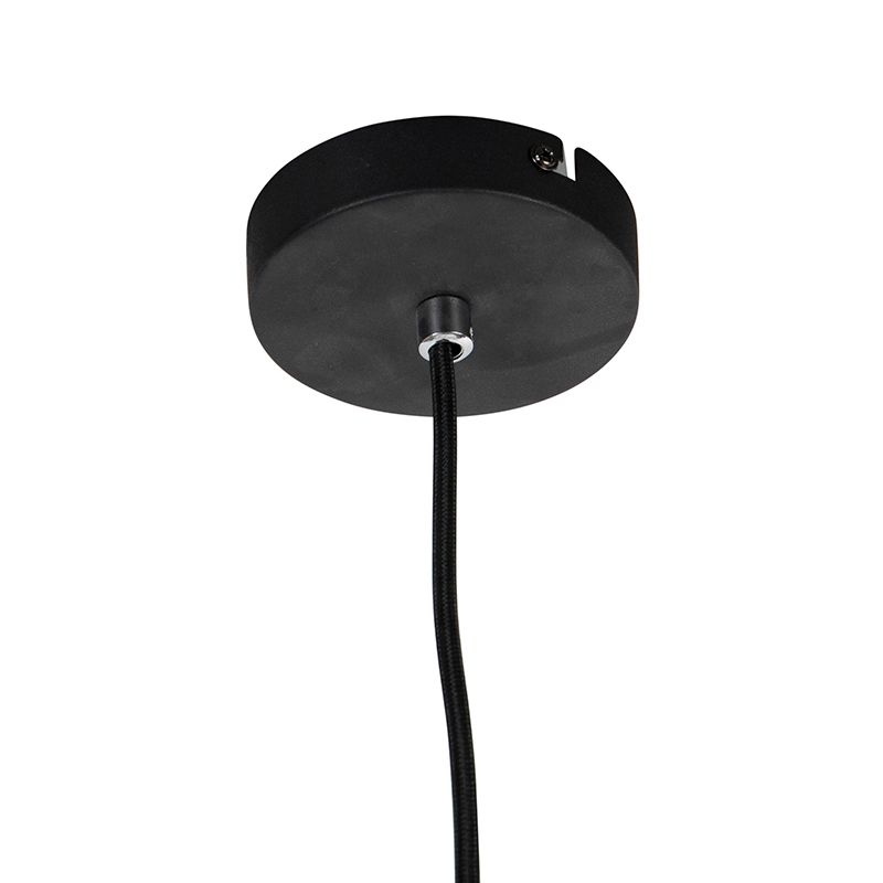 Industriële hanglamp zwart 4-lichts - Big Cage