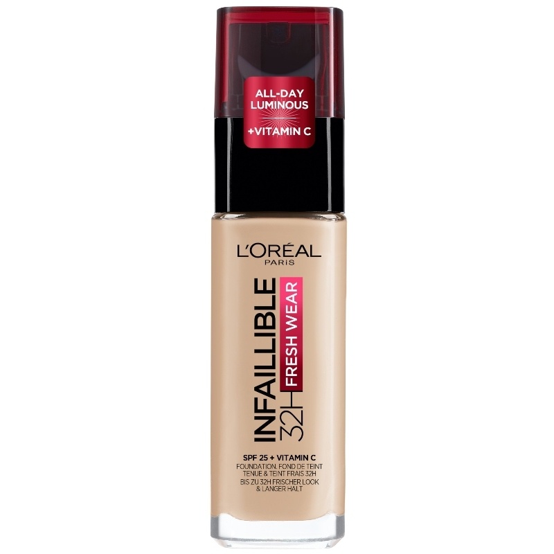 L'Oréal Paris Cosmetics Infaillible Fresh Wear 32H Liquid Foundation 30 ml - 130 True Beige