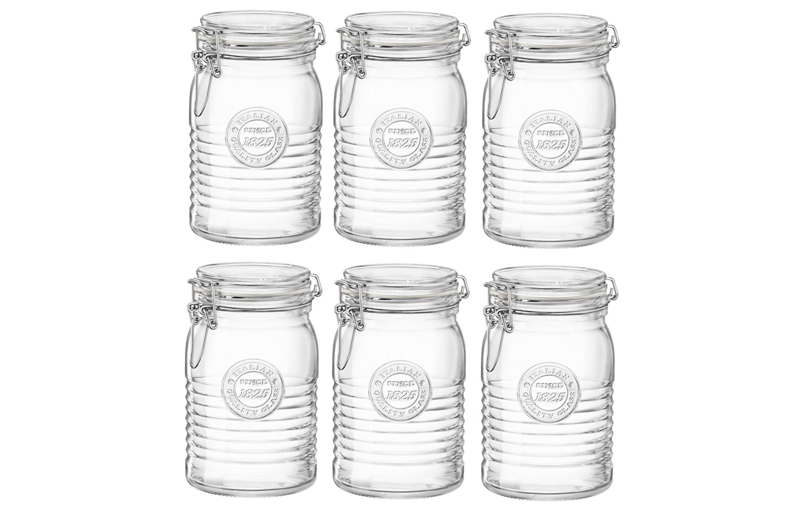 Einmachglas Officina 1825 1000 ml, 6 StückVintage angehauchte Einmachglas
