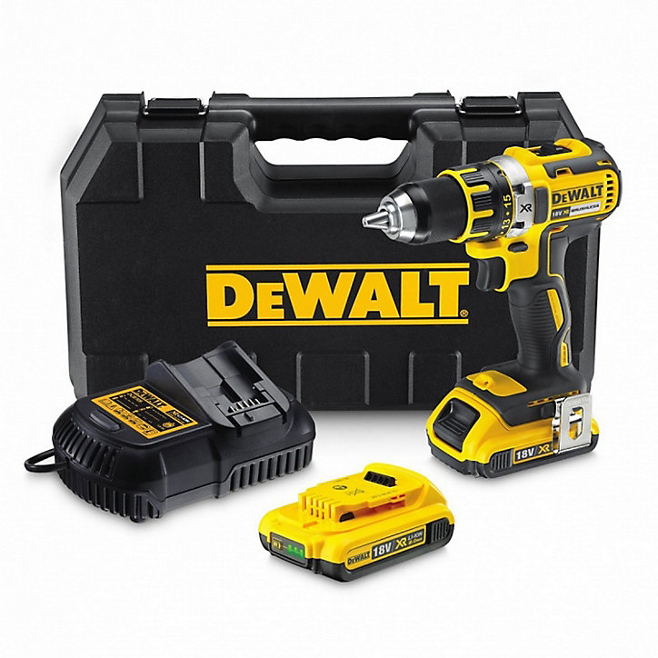 Perceuse visseuse sans fil brushless Dewalt DCD790D2 18V-2x2Ah