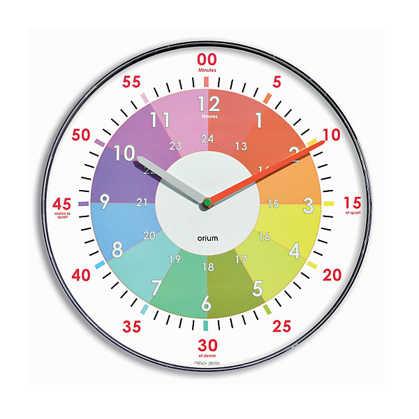 Horloge silencieuse Orium Practice Ø 30 cm