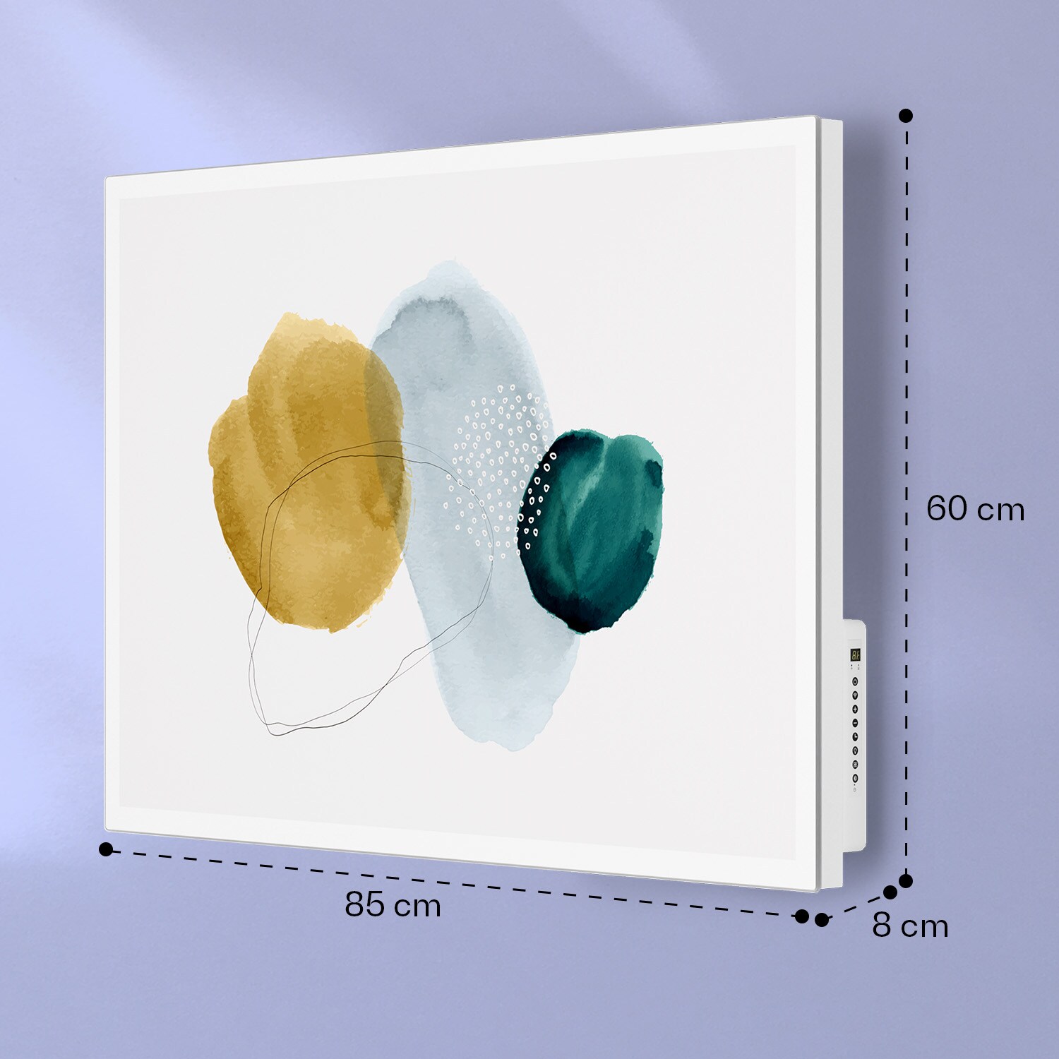 Mojave 750 smart 2-in-1 Heizgerät Infrarot Konvektor 85x60cm 750W RGB-Licht