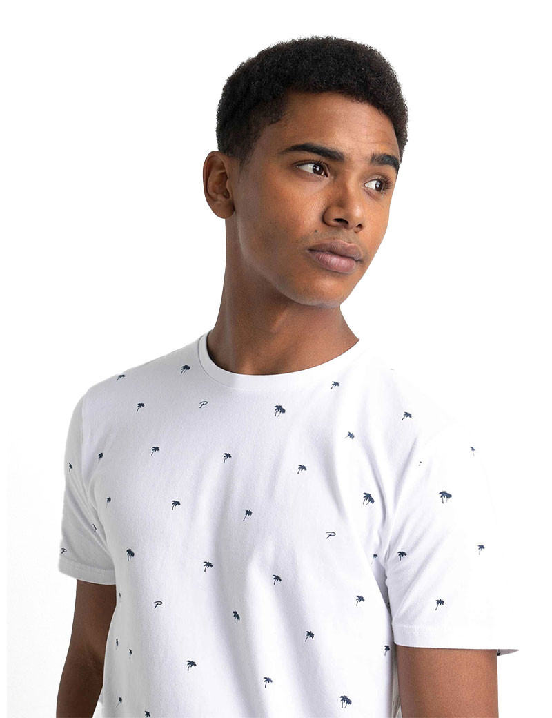 PETROL IND T-SHIRT MANCHES COURTES BLANC