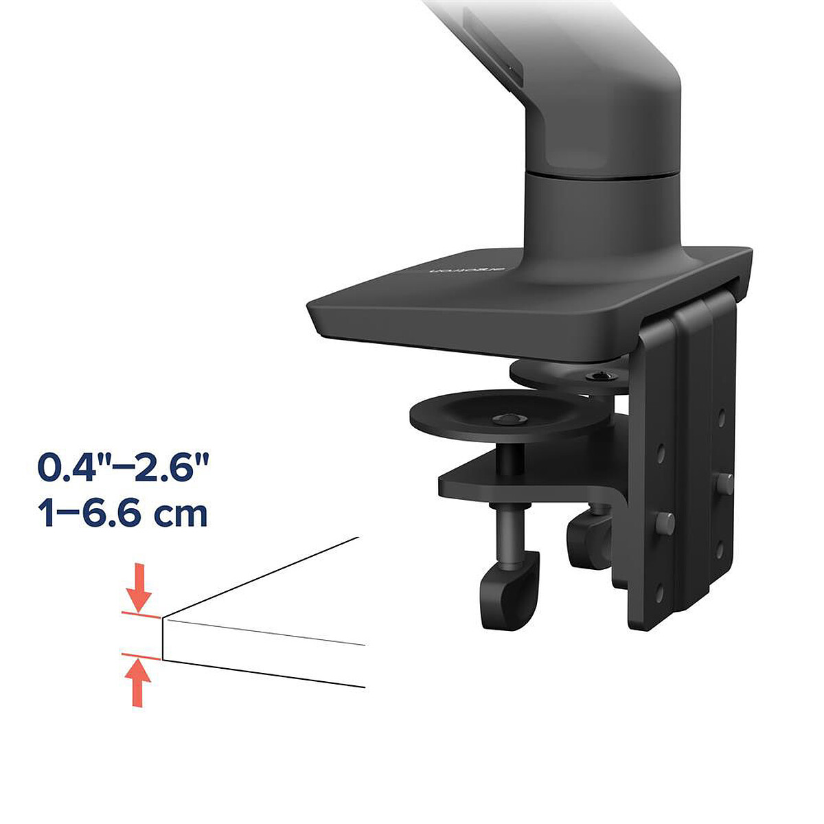 Ergotron HX Kit de fixation bureau pour bras (Noir)