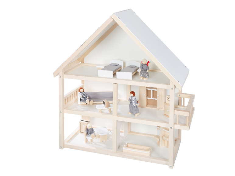 Houten poppenhuis