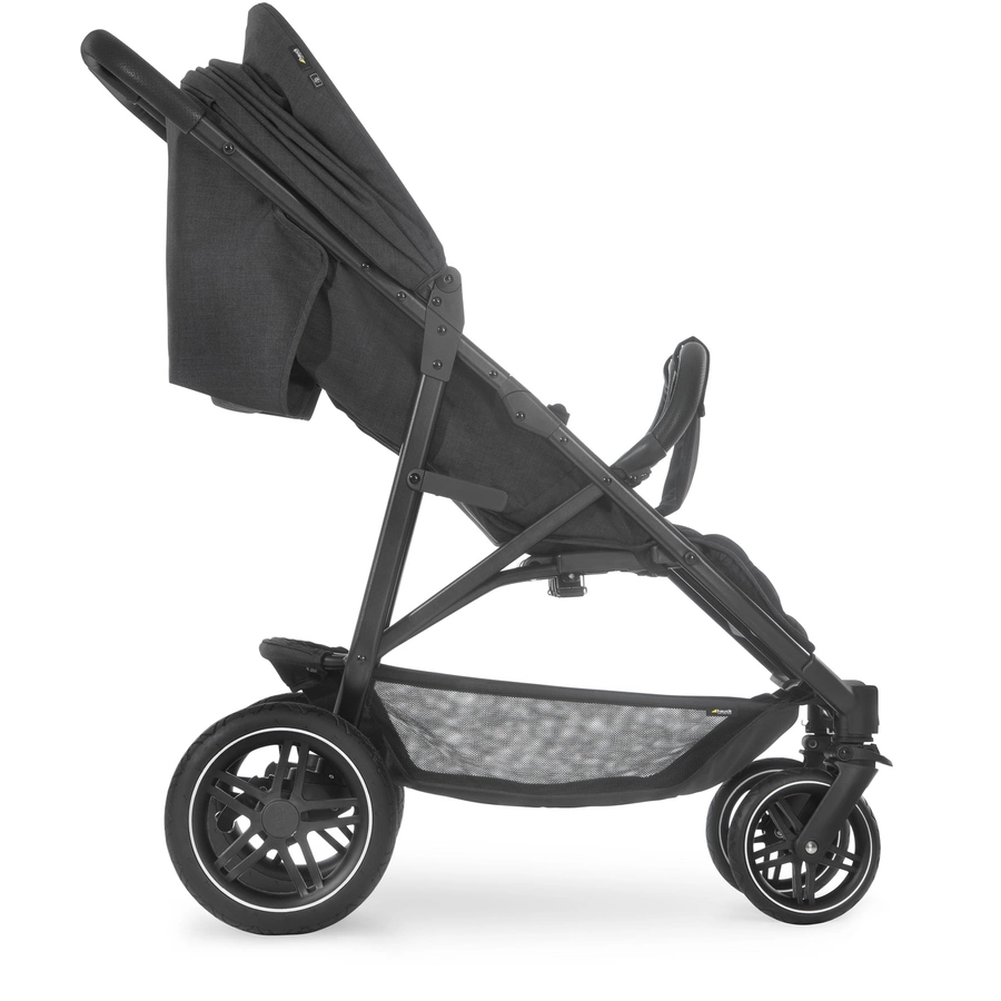 hauck Geschwisterwagen Uptown Duo Melange Black